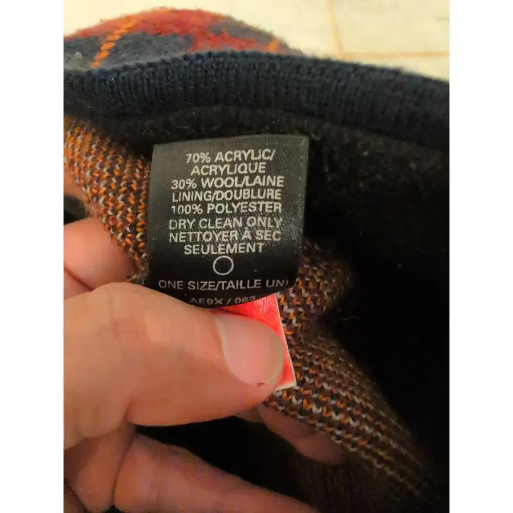 The North Face Argyle/Diamond Knit Wool Blend Beanie